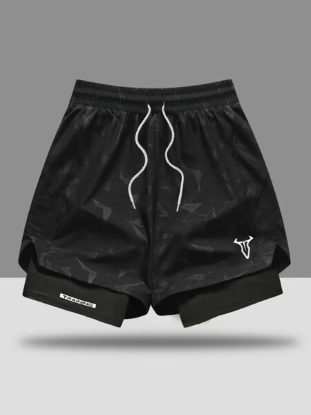 Men's Dark Military Sports Shorts